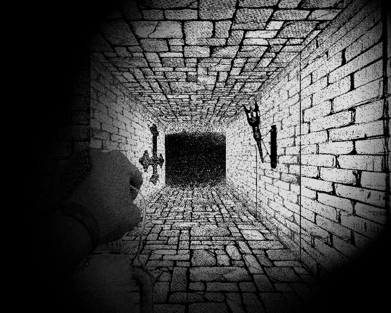dark halls, by lantern light